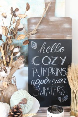 Farmhouse Fall Dining Room- Fall Home Tour - Clean and Scentsible