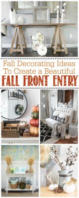Fall Front Entry Decorating Tips - Clean and Scentsible