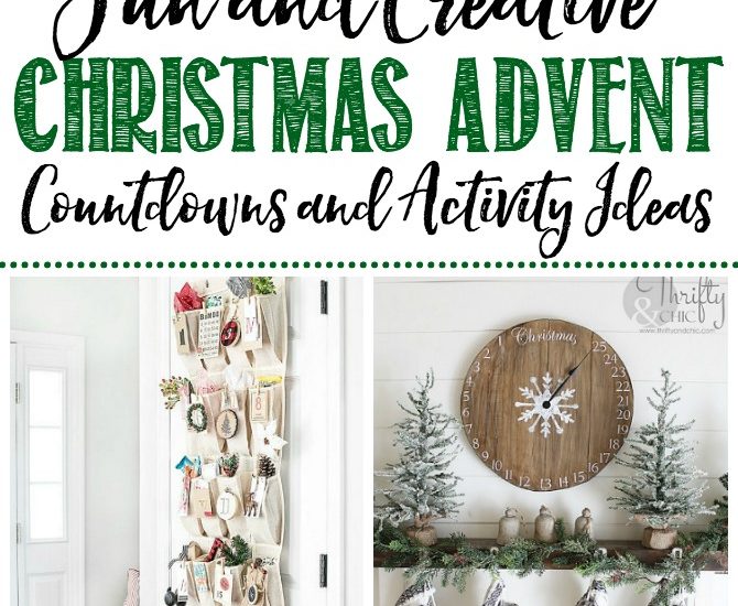 Make Christmas even more magical with these fun and creative Christmas advent countdowns and activity ideas. Printables, activity ideas, and easy DIYs included.