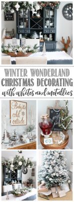 Farmhouse Dining Room Christmas Decorations - Clean and Scentsible