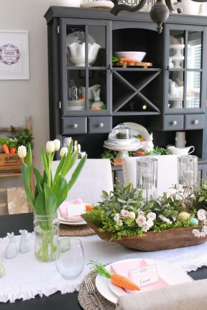 Spring Decorations for the Dining Room - Clean and Scentsible