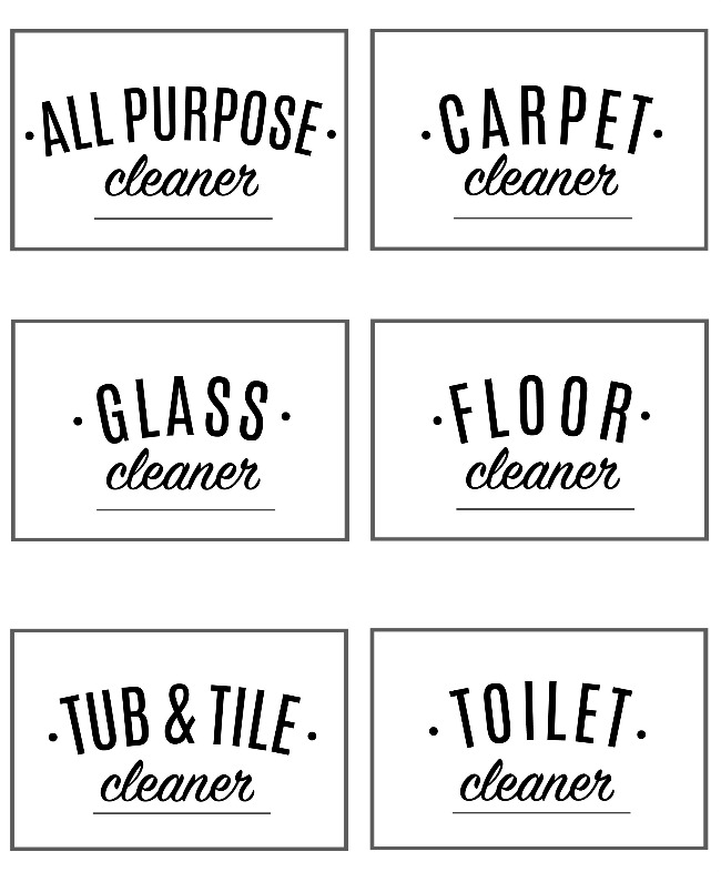 Template Free Printable Laundry Labels