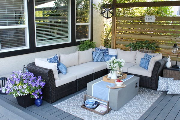 Outdoor Living - Summer Patio Decorating Ideas - Clean And Scentsible