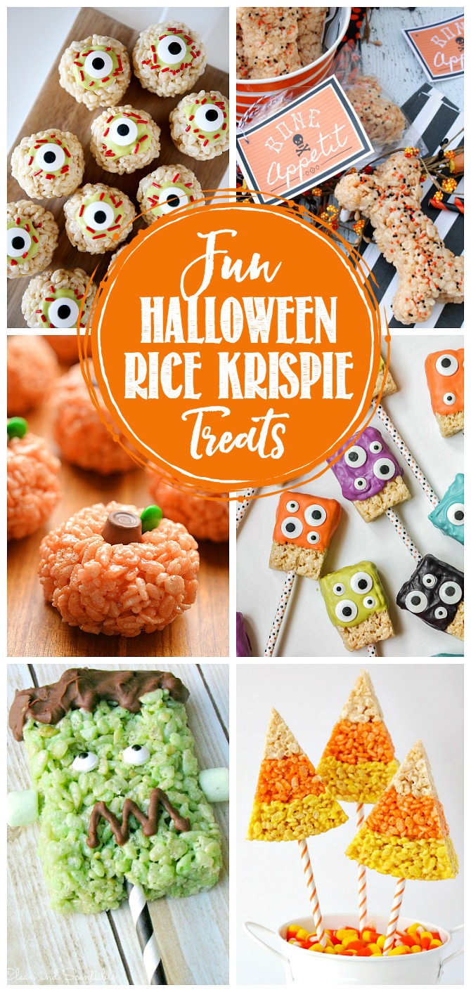 Halloween Rice Krispie Treats - Clean and Scentsible