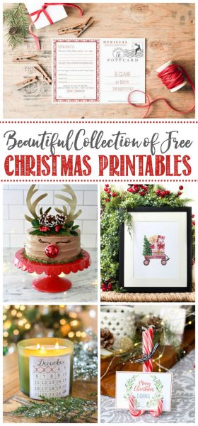 Christmas Printables - Free Printable Christmas Place Cards - Clean And 