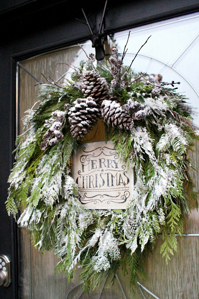 How To Create a Festive Winter Greenery Arrangement - Board and Brush