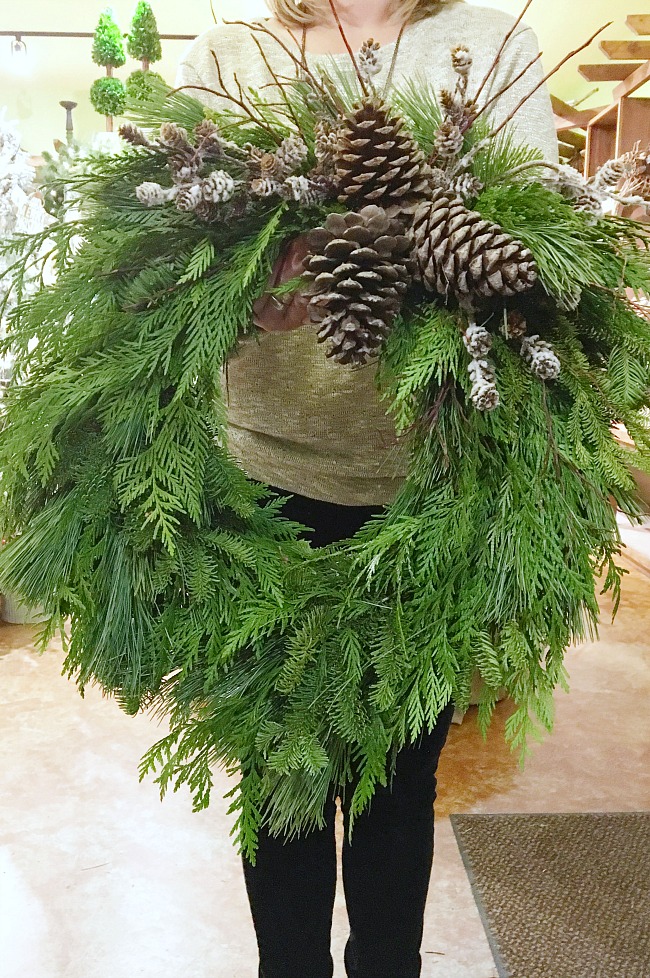 Behind Mytutorlist.com: Fresh Christmas Wreath Tutorial