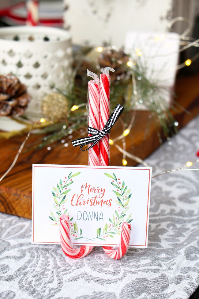 Free Printable Christmas Place Cards | Clean & Scentsible | Bloglovin’