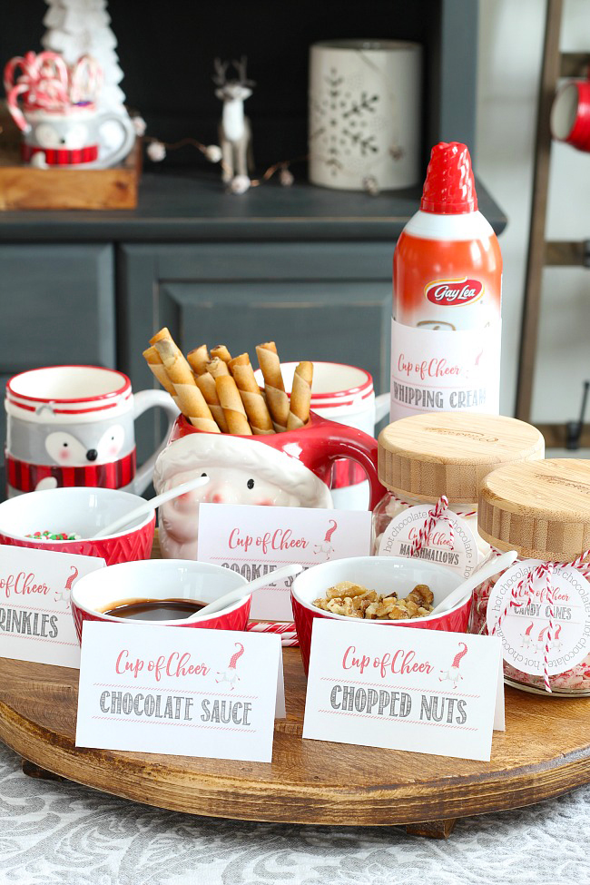 How to Set up a Hot Chocolate Bar * GREAT IDEAS