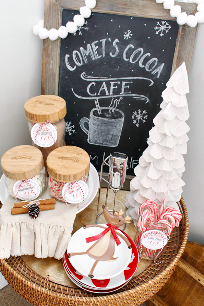 How to Create an Adorable Hot Chocolate Station