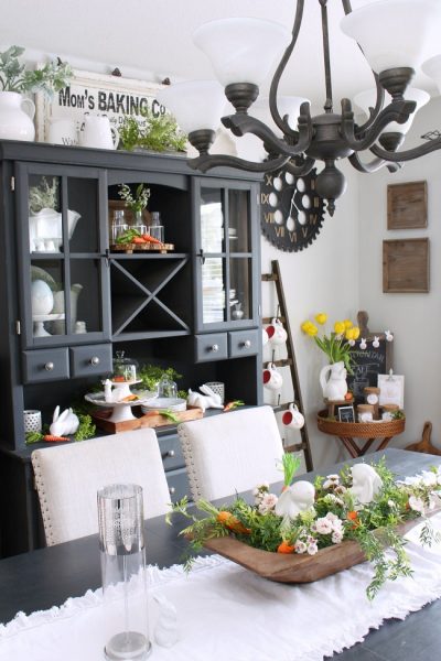 Spring Dining Room Decor - Clean and Scentsible