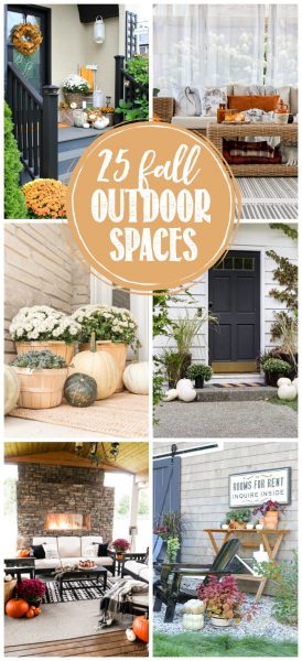 Farmhouse Style Fall Front Porch - Clean and Scentsible