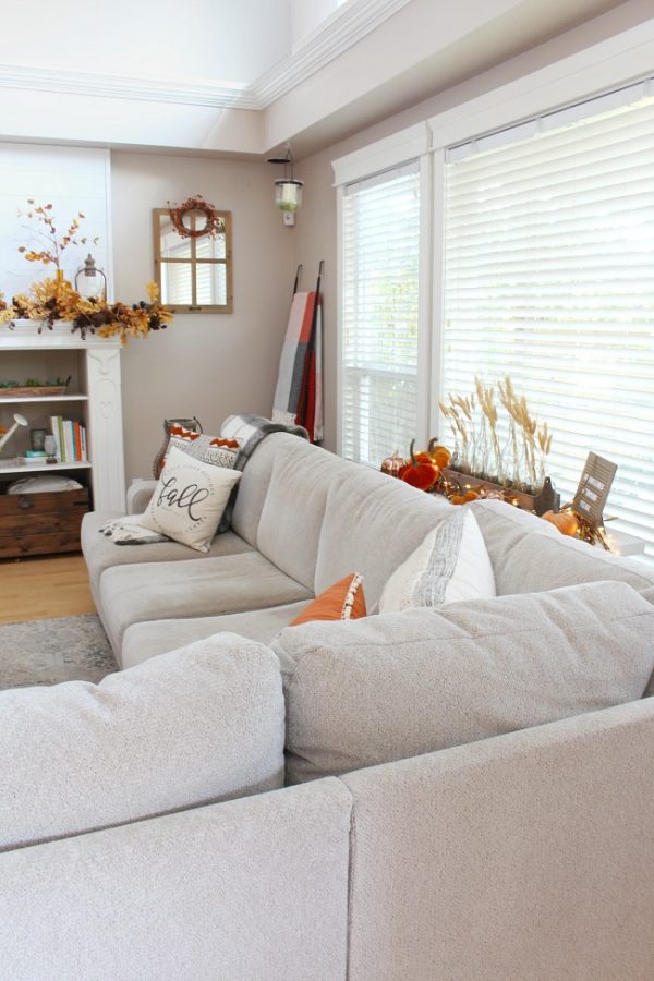 Fall Living Room Decor - Clean And Scentsible