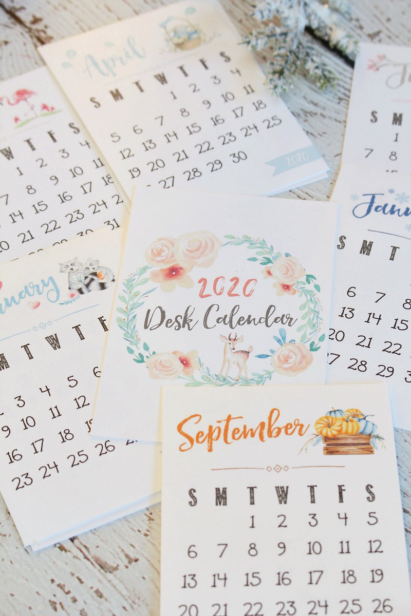 2020 Free Printable Calendar Clean And Scentsible End Of Lease