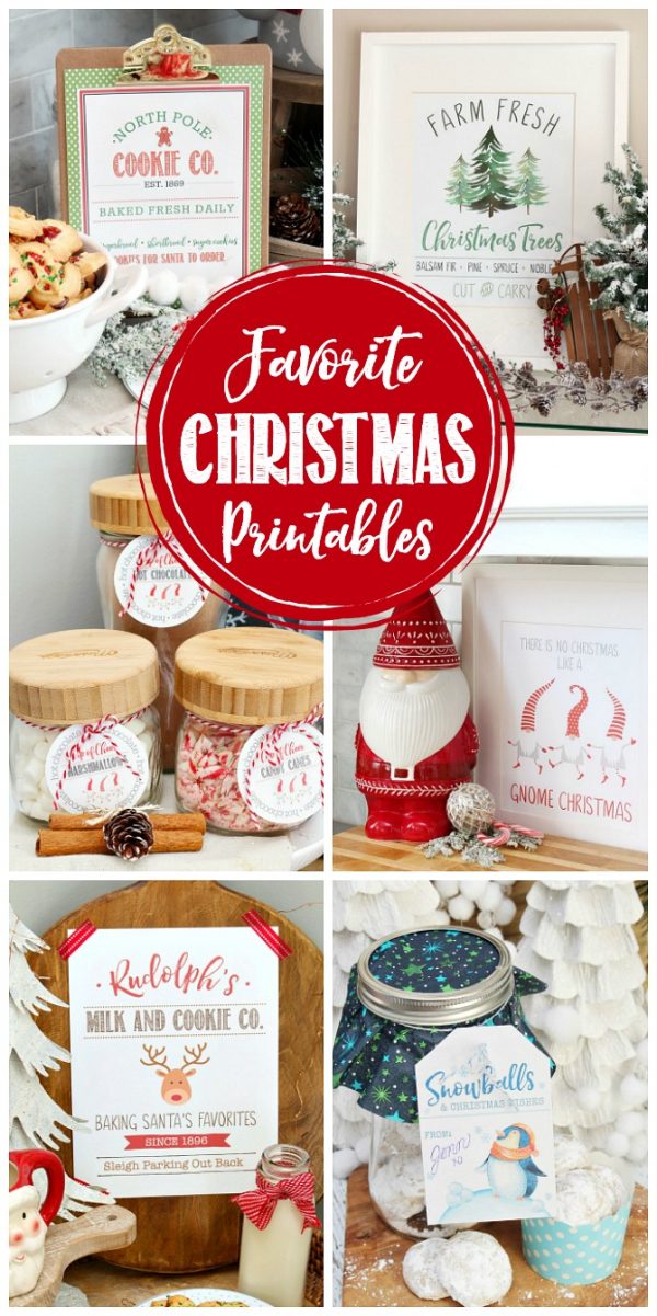 Favorite Free Christmas Printables - Clean and Scentsible