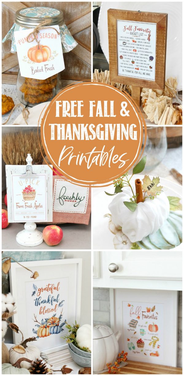 Favorite Free Fall Printables - Clean and Scentsible