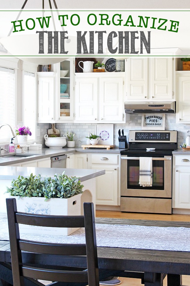 How to Organize Your Kitchen - Clean and Scentsible