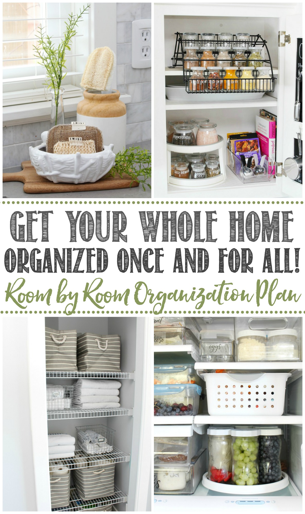 The Household Organization Diet Home Organization Plan - Clean and  Scentsible