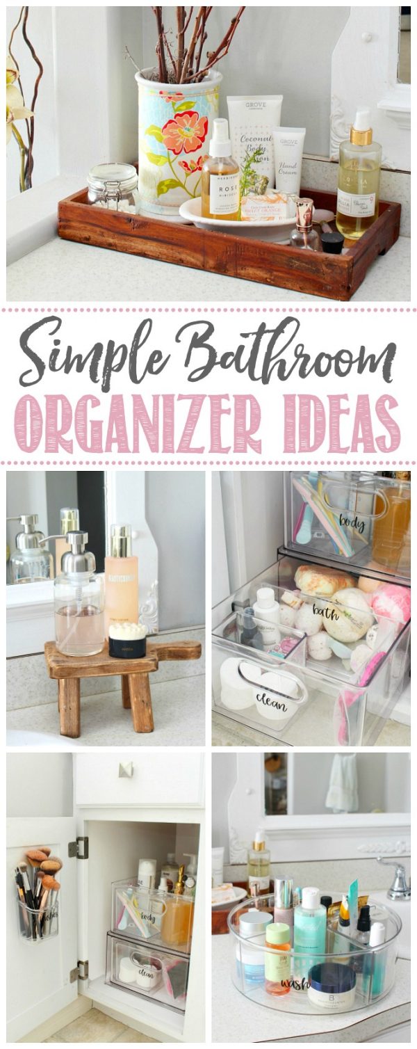 Bathroom Cabinet Organizer Ideas - Clean and Scentsible