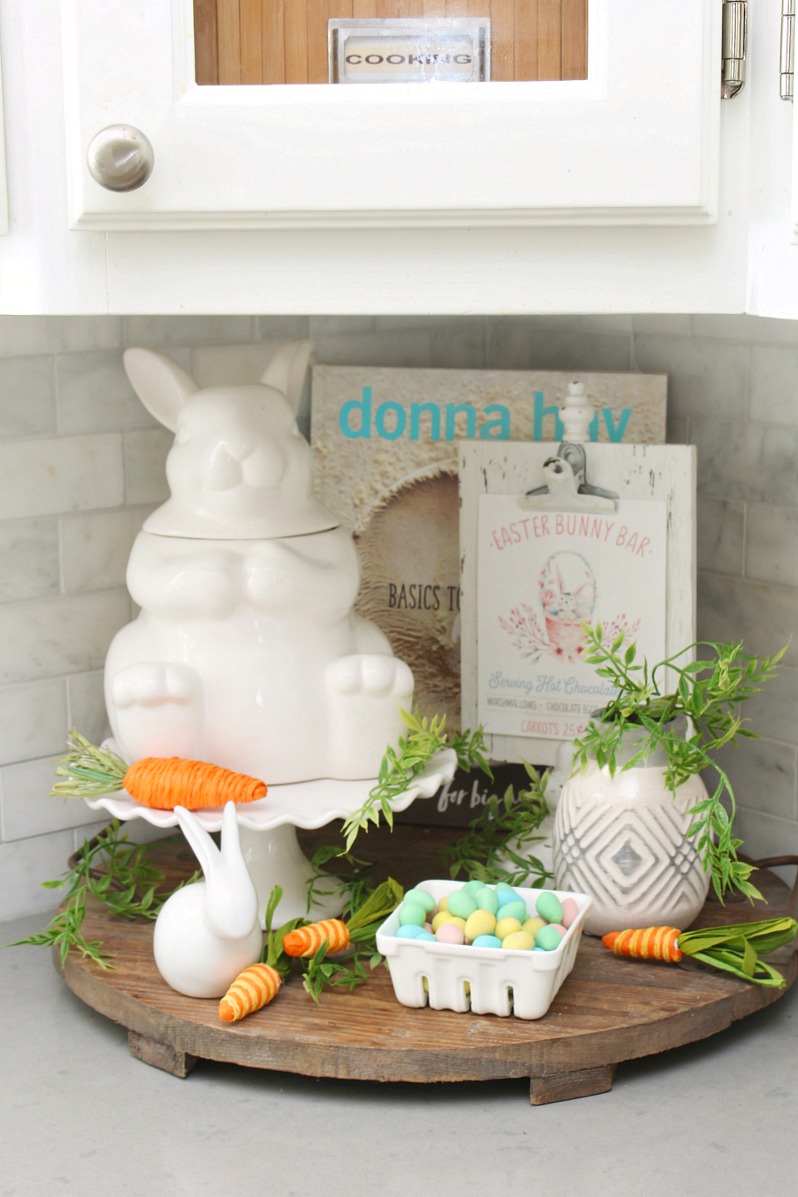 Spring and Easter Kitchen Decor - Clean and Scentsible