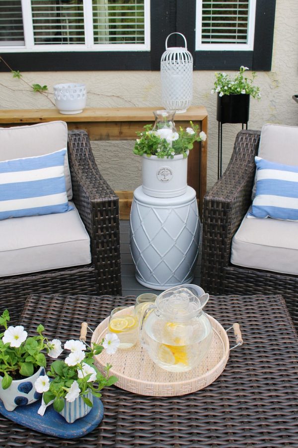DIY Outdoor Planter Candle Holder - Clean and Scentsible