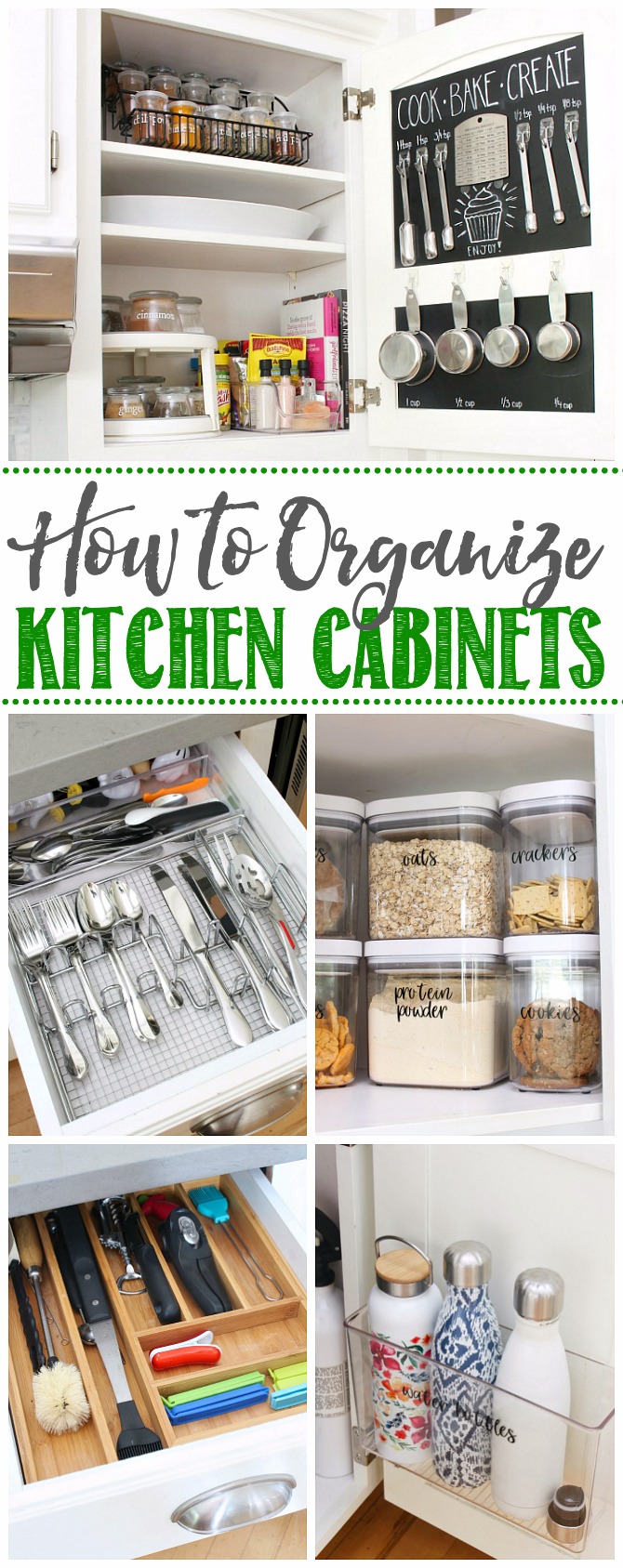 Best Way To Organize Kitchen Cabinets - Step-By-Step Project