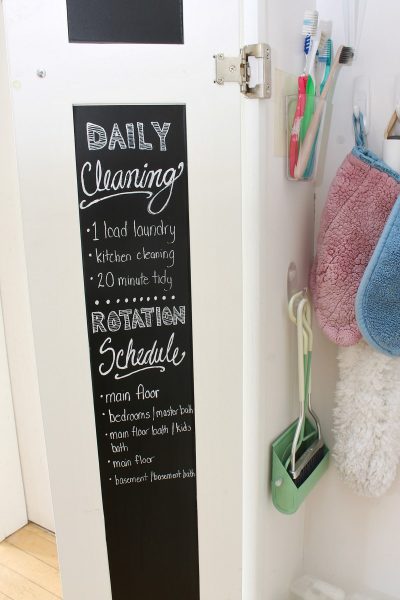 Cleaning Closet Organization - Clean and Scentsible