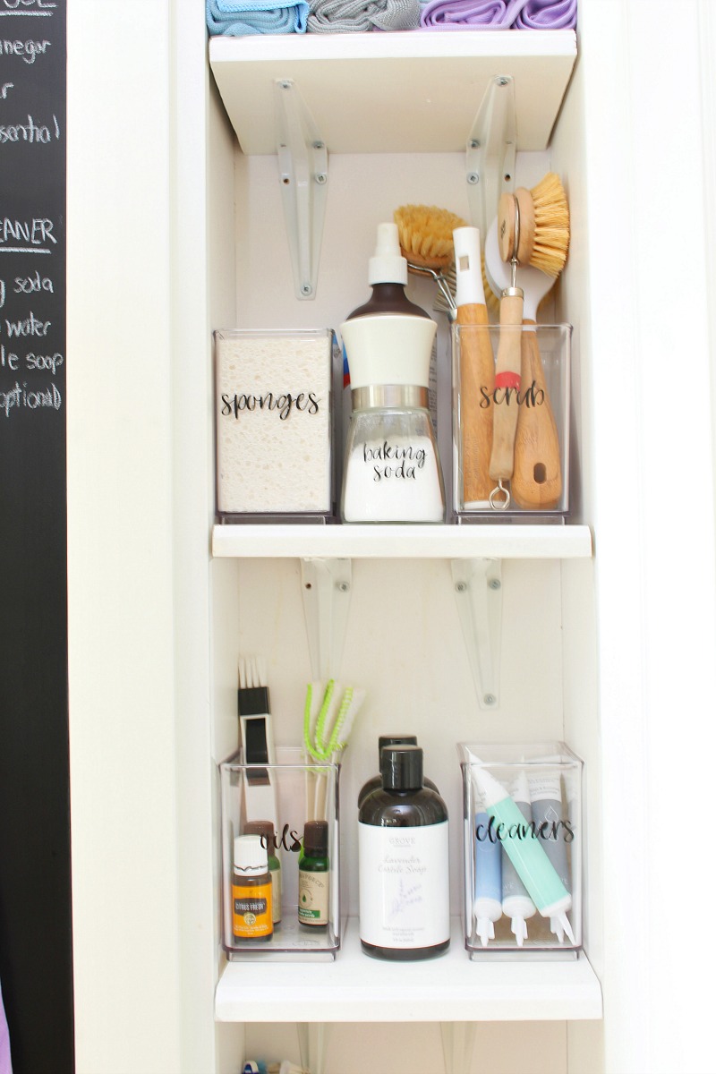 How to Organize Cleaning Supplies - Clean and Scentsible