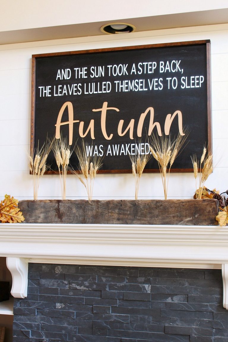 DIY Fall Sign Clean And Scentsible   DIY Autumn Sign Clean And Scentsible 768x1152 