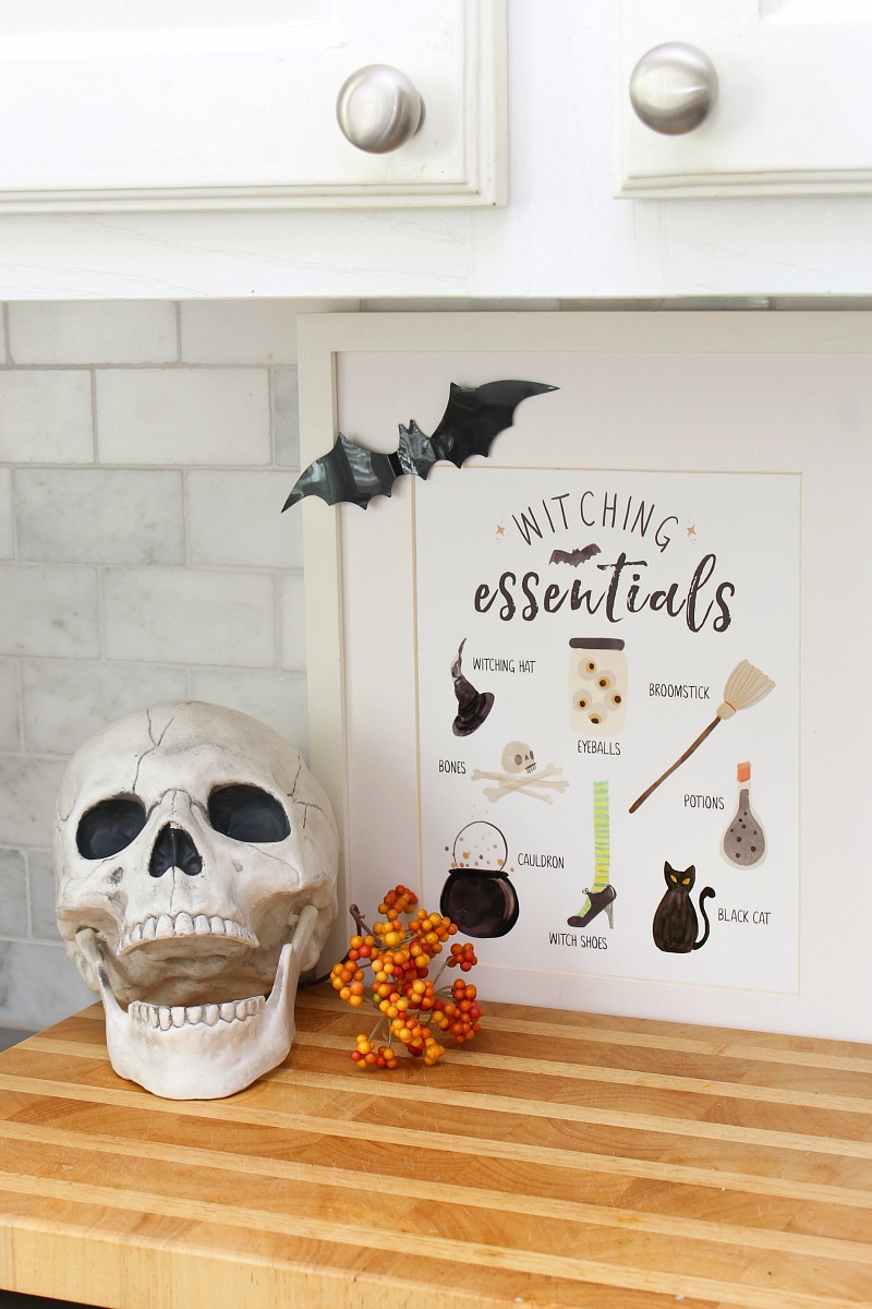 Halloween Cute Printable Wall Art, Spooky Halloween Decor