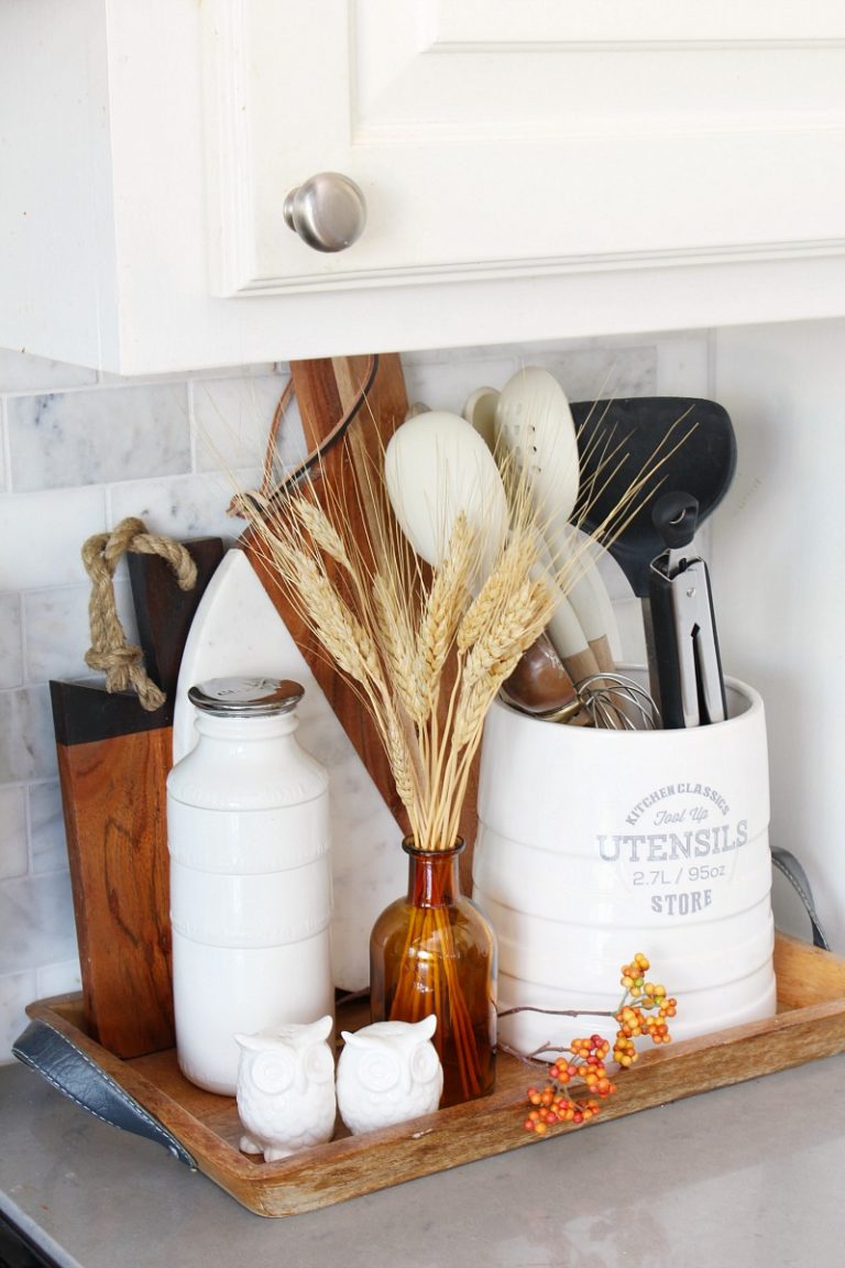 Fall Kitchen Decor Ideas - Clean and Scentsible