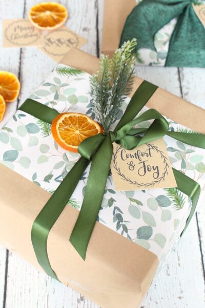 Kraft Paper Free Printable Christmas Gift Tags and Gift Wrapping Ideas ...