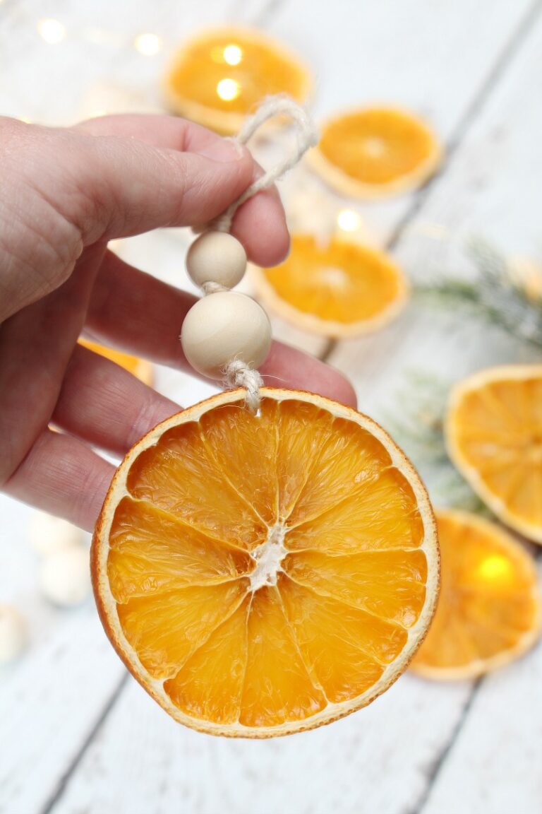 DIY Dried Orange Garland And Ornaments - Clean And Scentsible