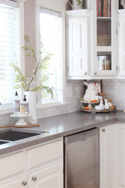 Simple Spring Kitchen Decor - Clean and Scentsible