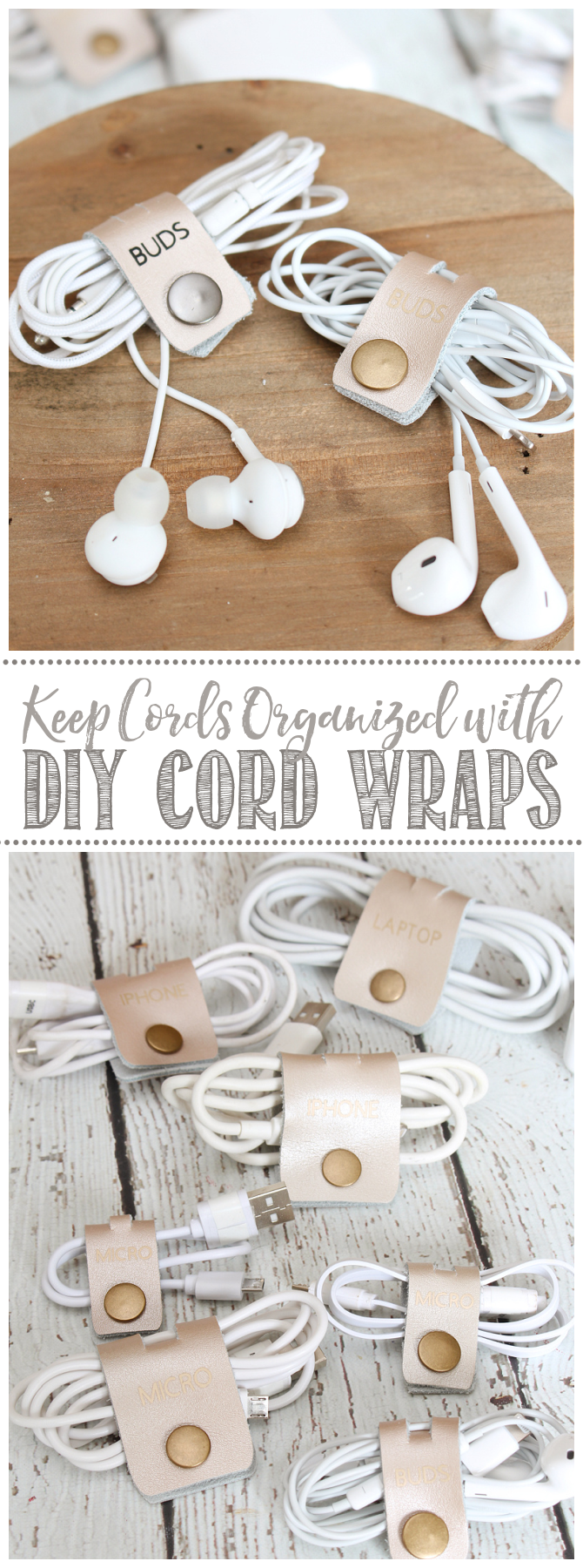 Cord Wrap DIY  Kid Made Modern