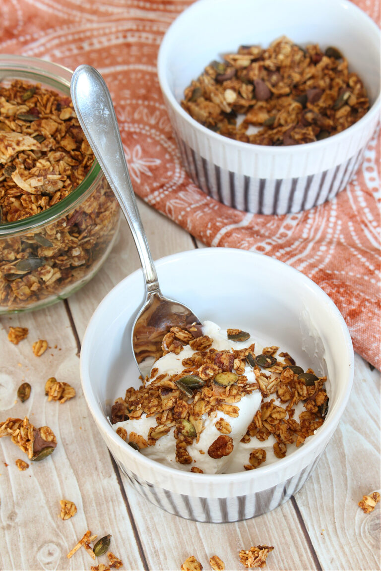 Homemade Pumpkin Spice Granola - Clean and Scentsible