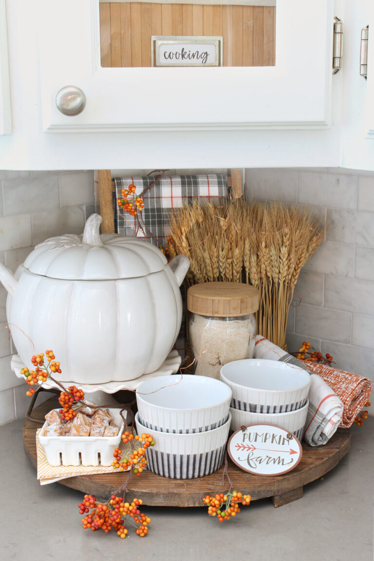 Fall Kitchen Decor Ideas - Clean and Scentsible