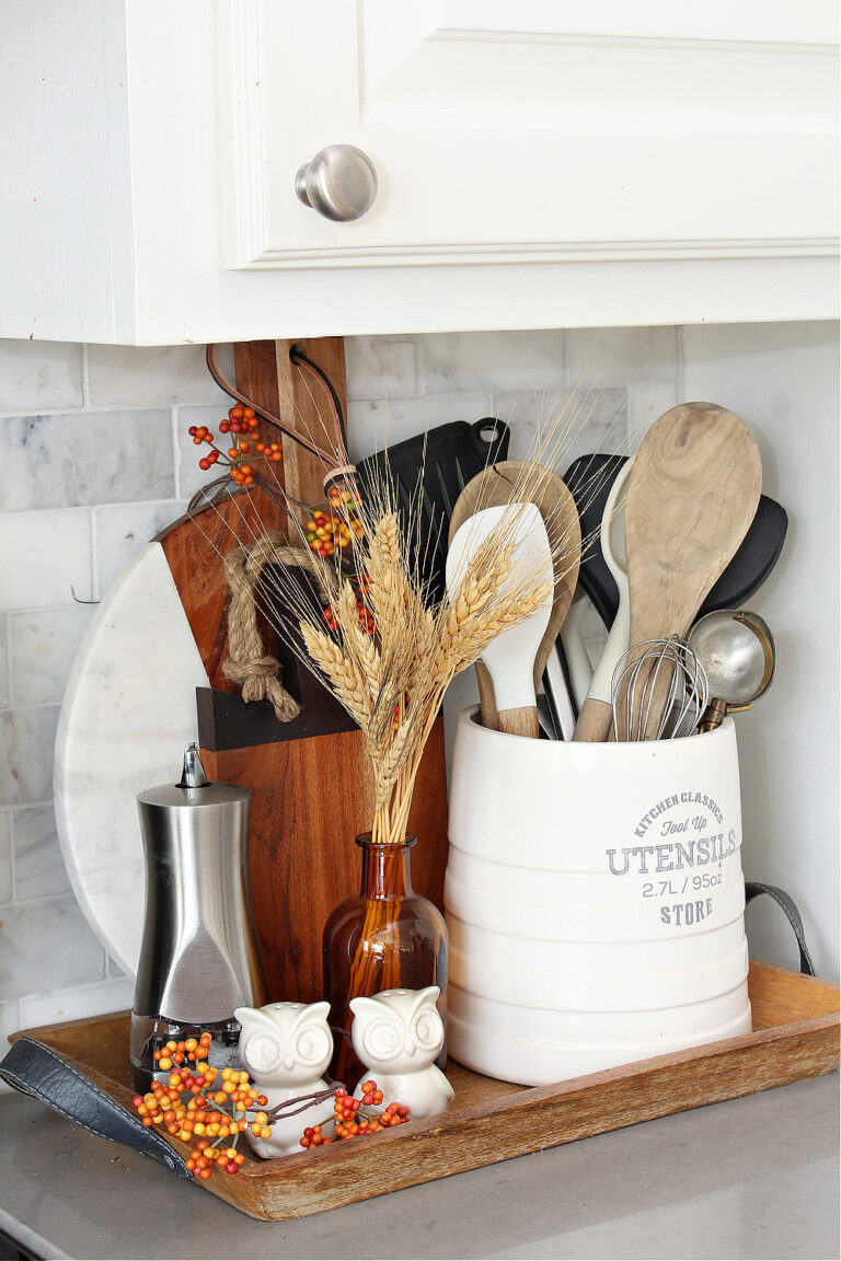 Fall Kitchen Decor Ideas - Clean and Scentsible