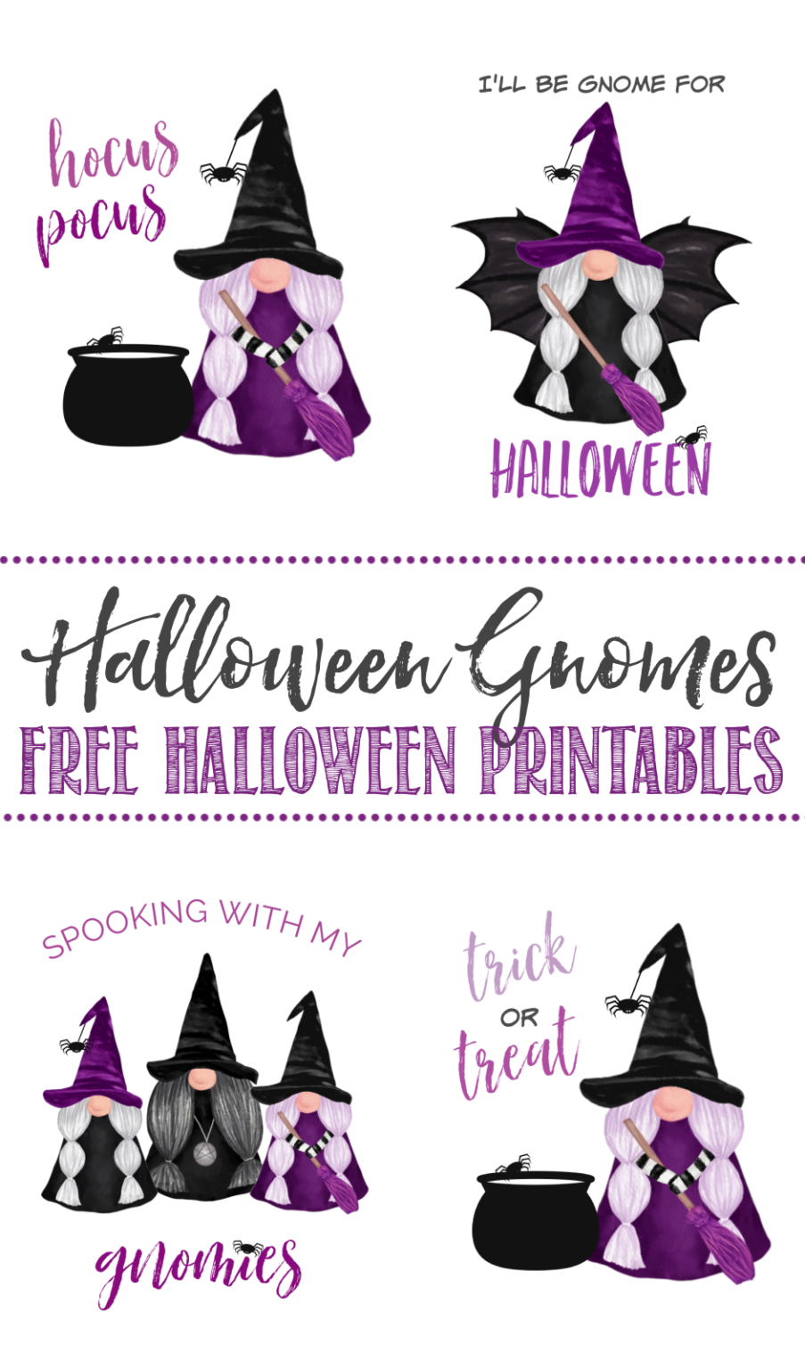 Halloween Gnome Printables - Clean and Scentsible