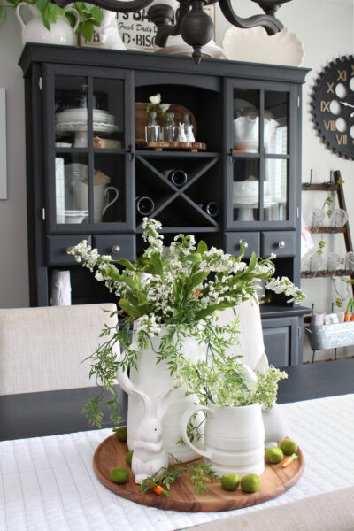 Easy Spring Dining Room Decor - Clean and Scentsible