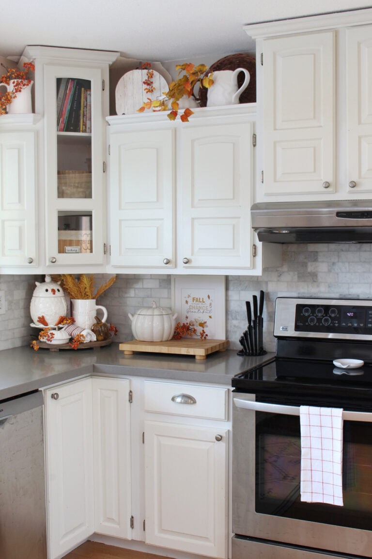 Fall Decor for the Kitchen - Clean and Scentsible