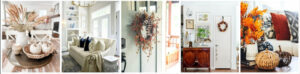 Collection of fall decor ideas.