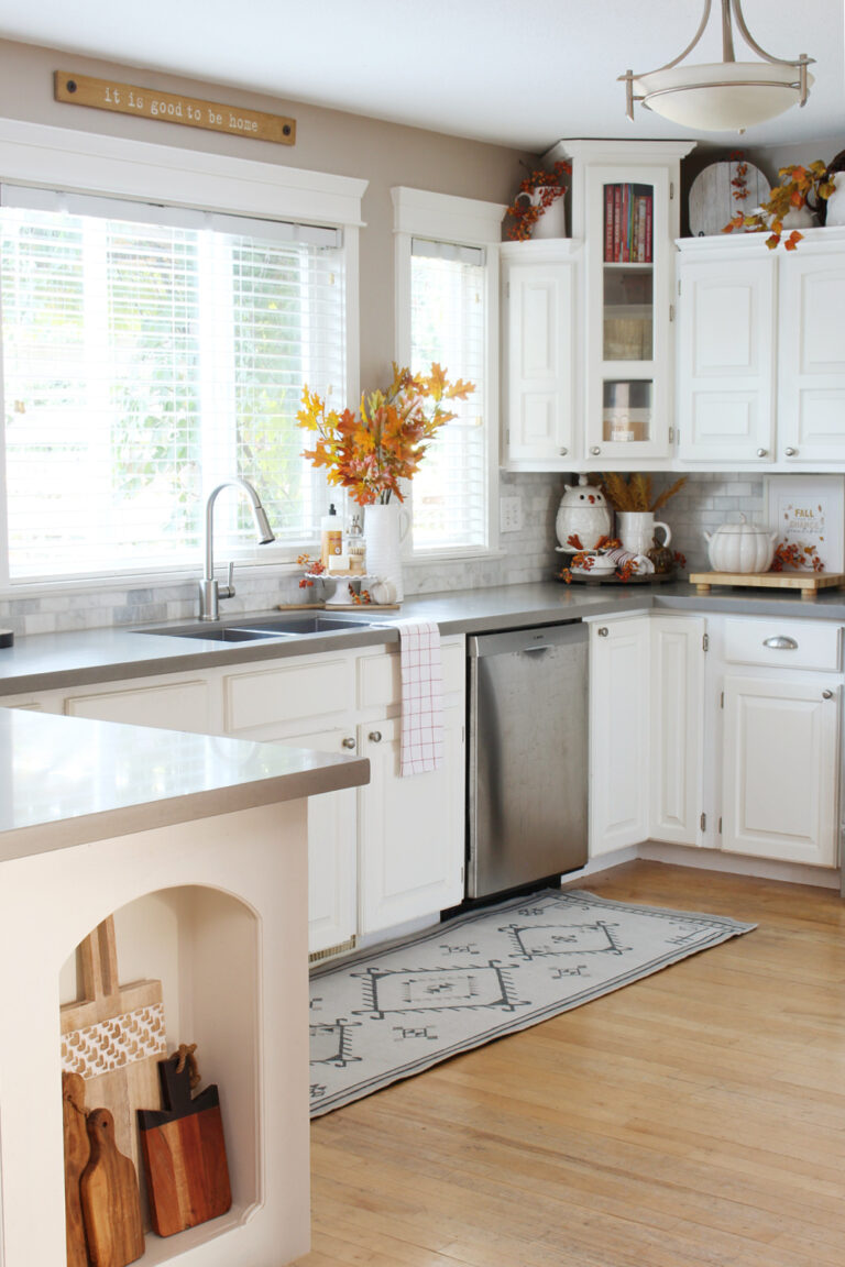 Fall Decor for the Kitchen - Clean and Scentsible