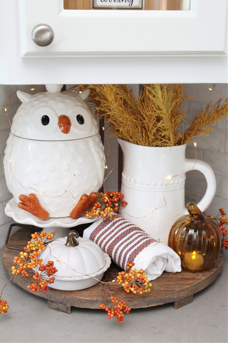 Fall Decor for the Kitchen - Clean and Scentsible