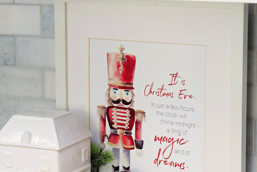 Free Nutcracker Printable Clean and Scentsible